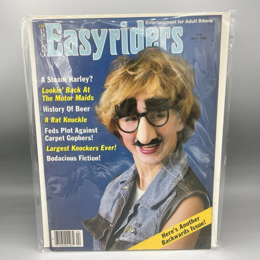 Vintage Easyriders Magazine April 1984 130 Biker Motorcycle Adult Entertainment